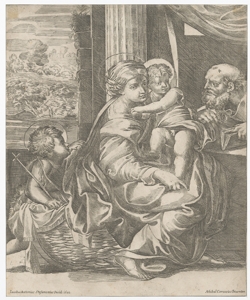 Sacra Famiglia con san Giovannino Stefanoni Giacomo Antonio