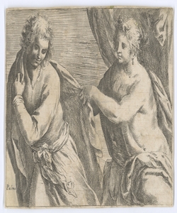 Giuseppe e la moglie di Putifarre Negretti Jacopo detto Palma il Giovane