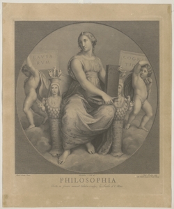 Allegoria della Filosofia Morghen Raffaello
