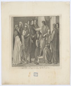 Condanna di san Pietro e san Paolo al carcere Gregori Ferdinando