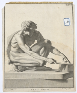 Figura maschile che guarda il cielo Gregori Carlo