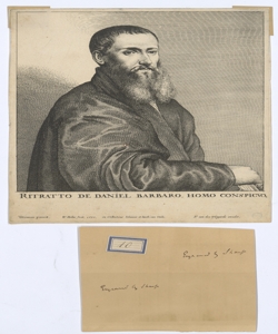 Ritratto di Daniele Barbaro Hollar Wenzel