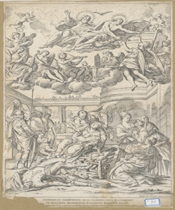 Sant'Agnese e altri santi Mitelli Giuseppe Maria