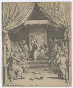 Disputa di Gesù con i dottori del tempio Cort Cornelis