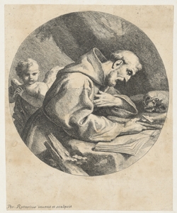 San Francesco d'Assisi in meditazione Rotari Pietro