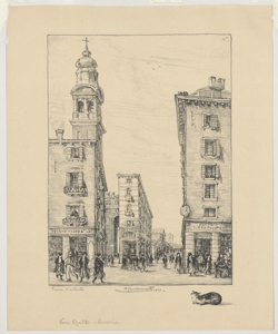 Veduta di Venezia: Rialto Carbonati Antonio