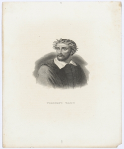 Ritratto di Torquato Tasso Geoffroy Nicolas Charles