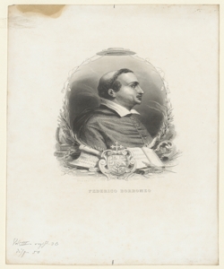 Ritratto di Federico Borromeo cardinale Geoffroy Nicolas Charles