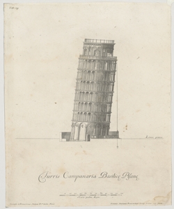 Torre campanaria della Basilica di Pisa Franceschini Domenico Mariano