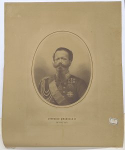 Ritratto di Vittorio Emanuele II re d'Italia Dolcini Giacomo