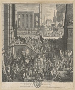 Ingresso trionfale di Alessandro Magno a Babilonia Chereau Francois II