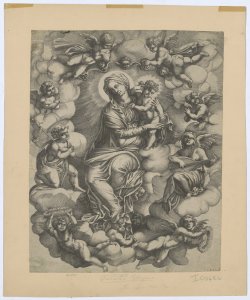 Madonna con Bambino, san Giovannino e angeli De Cavalieri Giovanni Battista