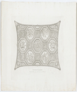 Ornamento della volta della Stanza della Concezione in Vaticano Podesti Francesco