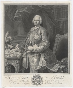 Ritratto di Henry conte di Brehl Balechou Jean Joseph