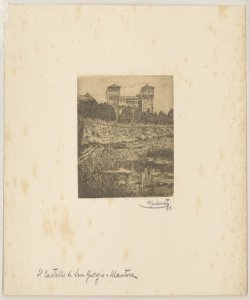 Veduta di Mantova: Castello di S. Giorgio Carbonati Antonio