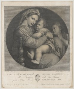 Madonna con Bambino e san Giovannino Morghen Raffaello