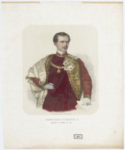 Ritratto di Francesco Giuseppe I imperatore d'Austria Vallardi Antonio