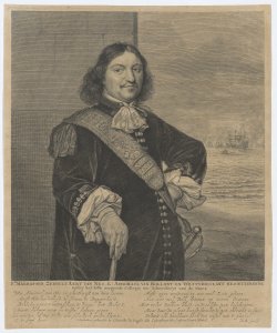 Ritratto di Aert van Nes ammiraglio d'Olanda Blooteling Abraham