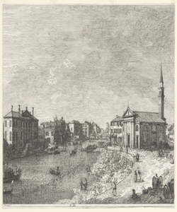 Veduta di Venezia: Dolo Canal Antonio detto Canaletto