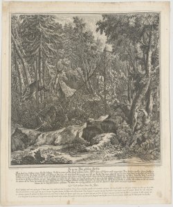 Caccia al cervo Ridinger Johann Elias