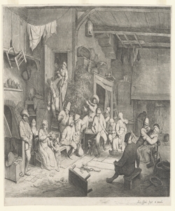 Interno di locanda con danza di contadini Van Ostade Adriaen