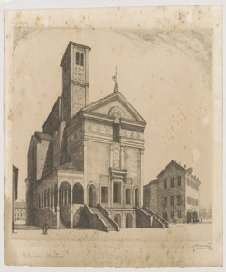 Veduta di Mantova: Famedio Carbonati Antonio