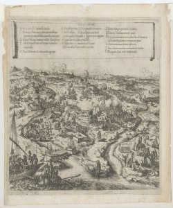Presa di Slusa nell'anno 1588 Courtois Jacques