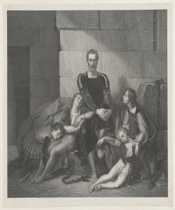 Conte Ugolino e figli nella prigione Ferreri Vincenzo