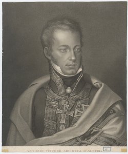 Ritratto di Antonio Vittore arciduca d'Austria Rados Luigi