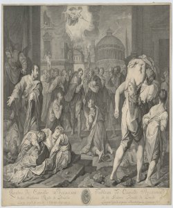 San Rocco compie un miracolo Hutin Charles François