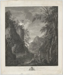 Paesaggio con Apollo e la Sibilla Cumana Browne John