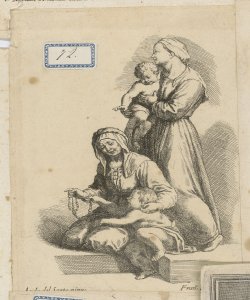 Madonna con Bambino, san Giovannino e sant'Elisabetta Zuccarelli Francesco