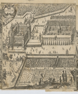 Veduta del castello di Gaillon Tavernier Melchior