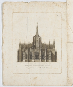 Duomo di Milano: prospetto posteriore Rupp Ladislaus