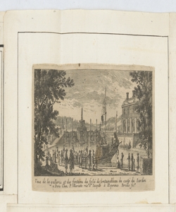 Veduta di Fontainebleau Perelle