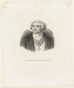 Ritratto di Giuseppe De Maistre conte Geoffroy Charles Michel