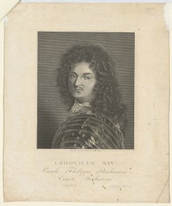 Ritratto di Luigi XIV re di Francia Caronni Paolo