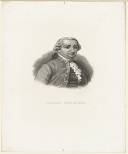 Ritratto di Cesare Beccaria Geoffroy Charles Michel