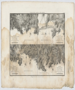 Carta topografica militare: Piano di s.n Feliu in Catalogna; Piano di Pala Antonini Leo o Luigi