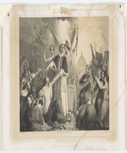 Trionfo di Pio IX papa Terzaghi