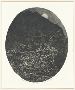 Paesaggio notturno Chianese Mario