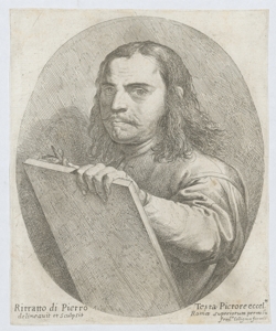 Autoritratto di Pietro Testa Testa Pietro detto Lucchesino