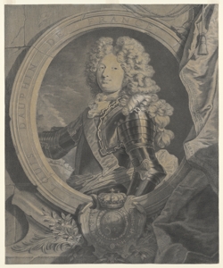 Ritratto di Luigi delfino di Francia Drevet Pierre