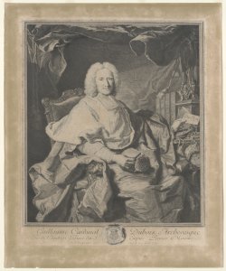 Ritratto di Guillaume Dubois cardinale Drevet Pierre-Imbert