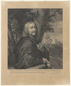 Ritratto di Philippe De Champaigne Edelinck Gerard