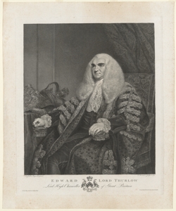 Ritratto di Edward Thurlow lord Bartolozzi Francesco