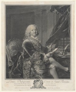 Ritratto di Louis Phelipeaux conte di Saint Florentin Wille Johann Georg