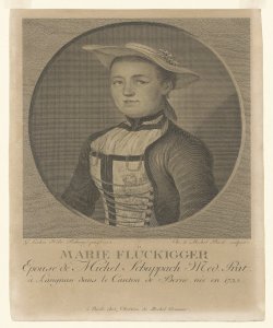 Ritratto di Marie Fleckigger Von Mechel Christian