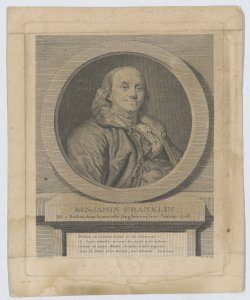 Ritratto di Benjamin Franklin Plon Pierre Jean Joseph