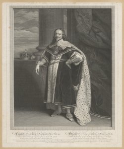 Ritratto di Carlo I re della Gran Bretagna Strange Robert